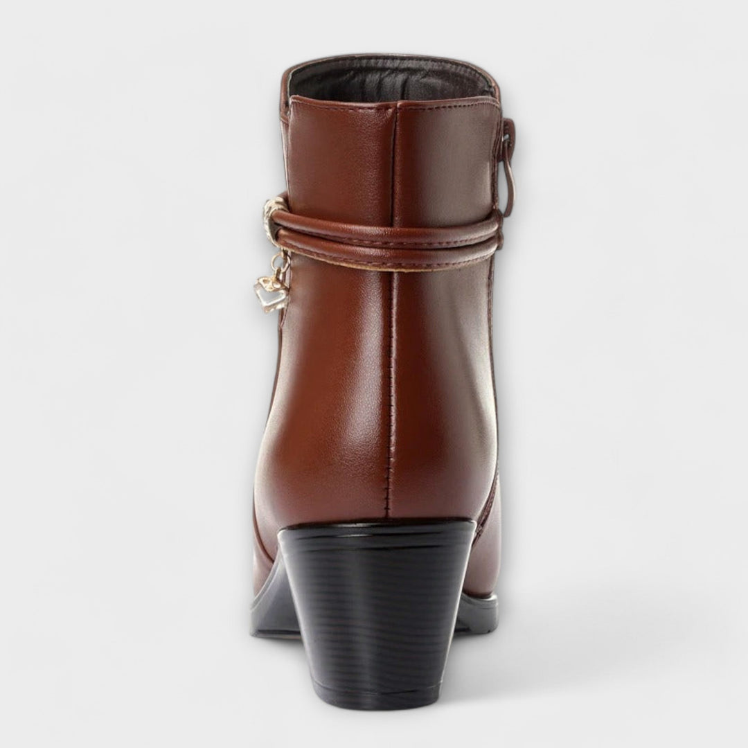 Rocío | Botín De Invierno Con Cremallera Elegante Y Cómodo