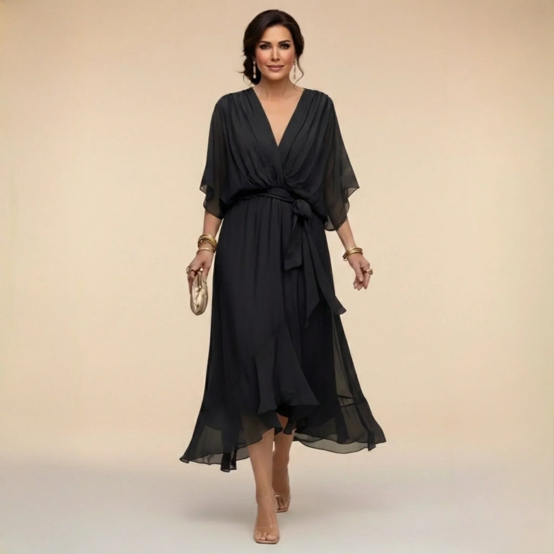 Monica™ | Vestido De Chiffon