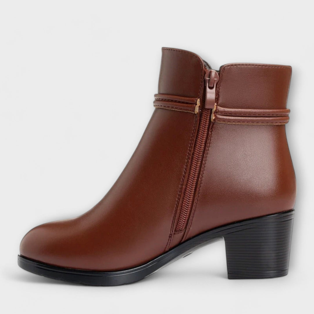 Rocío | Botín De Invierno Con Cremallera Elegante Y Cómodo