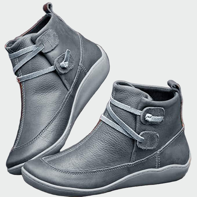 Zoe | Botines Ortopédicos De Cuero Premium Con Soporte