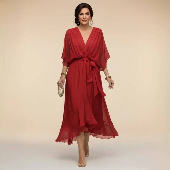 Monica™ | Vestido De Chiffon