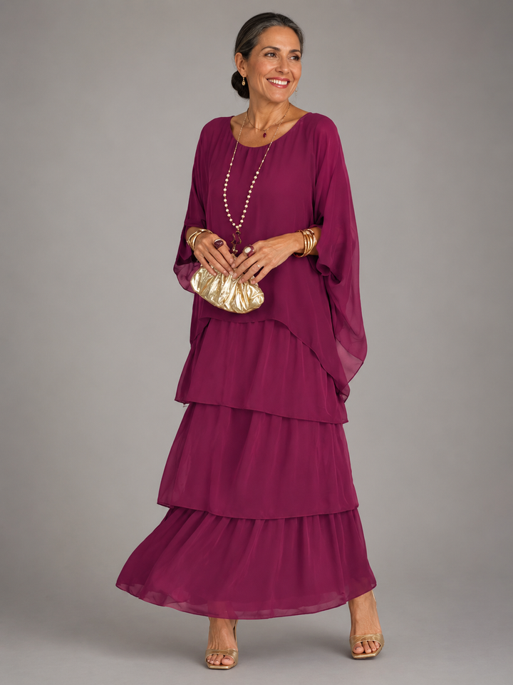 Aurélie™ | Vestido Largo Elegante de Caída Fluida