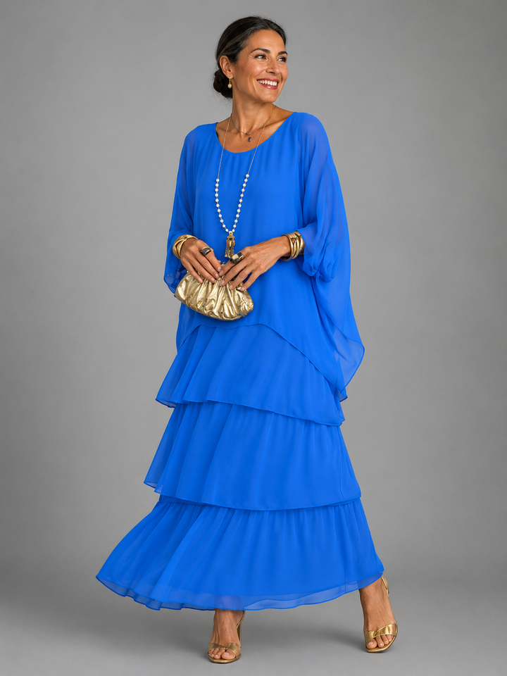 Aurélie™ | Vestido Largo Elegante de Caída Fluida