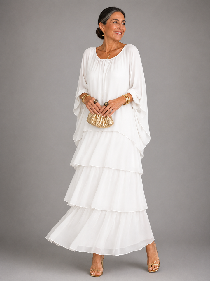 Aurélie™ | Vestido Largo Elegante de Caída Fluida