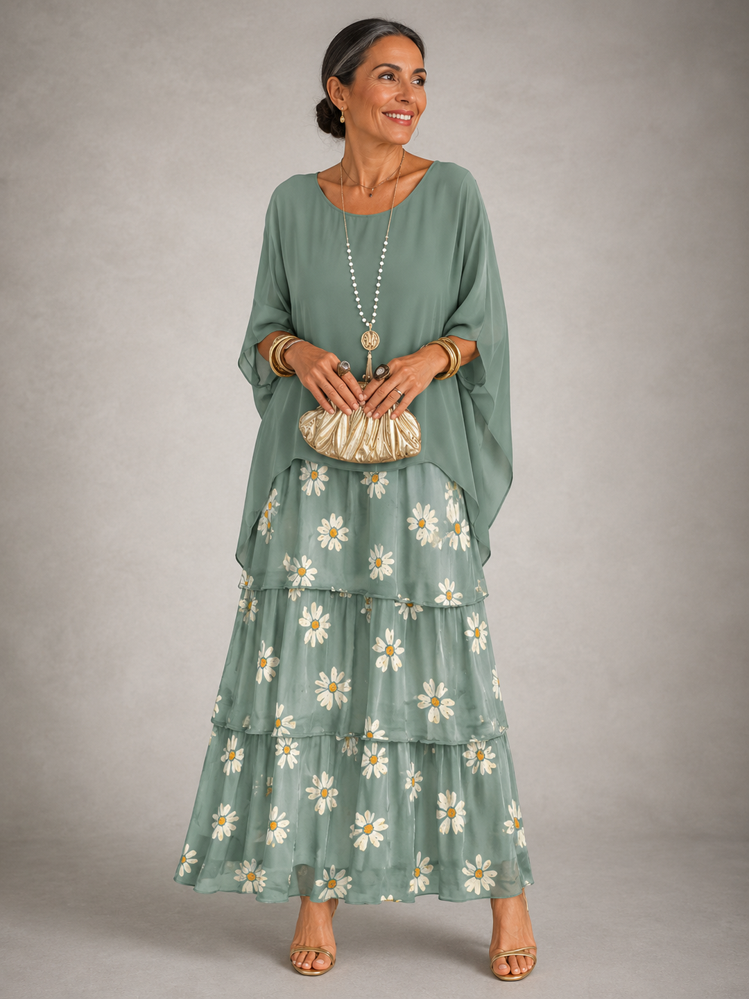 Aurélie™ | Vestido Largo Elegante de Caída Fluida