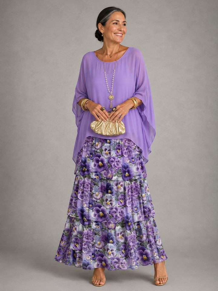 Aurélie™ | Vestido Largo Elegante de Caída Fluida