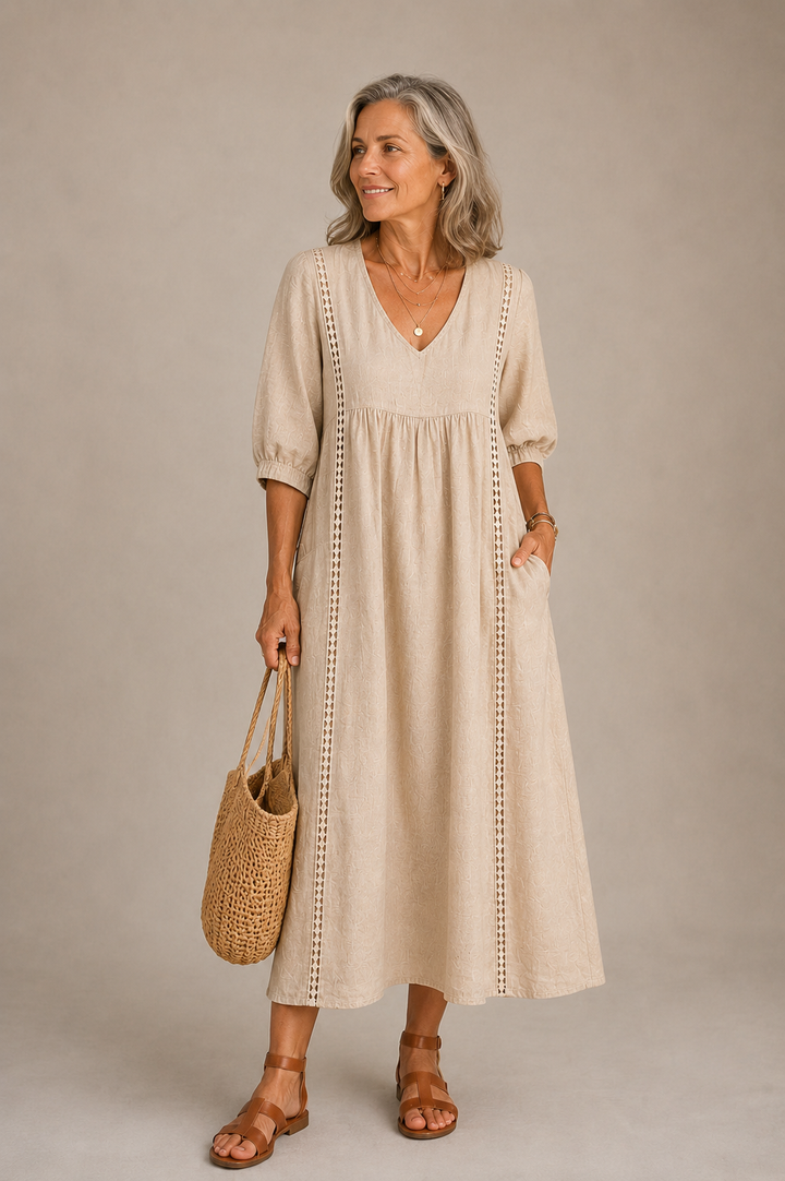 Sefi™ | Vestido Midi Elegante que Favorece tu Silueta