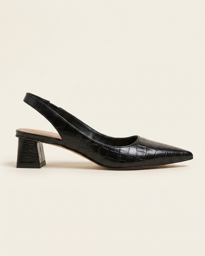 Olga - Zapatos con tacón cuadrado elegante