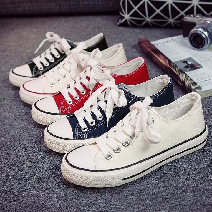 Imogen Zapatos De Lona Clásicos Confort Vintage Moderno