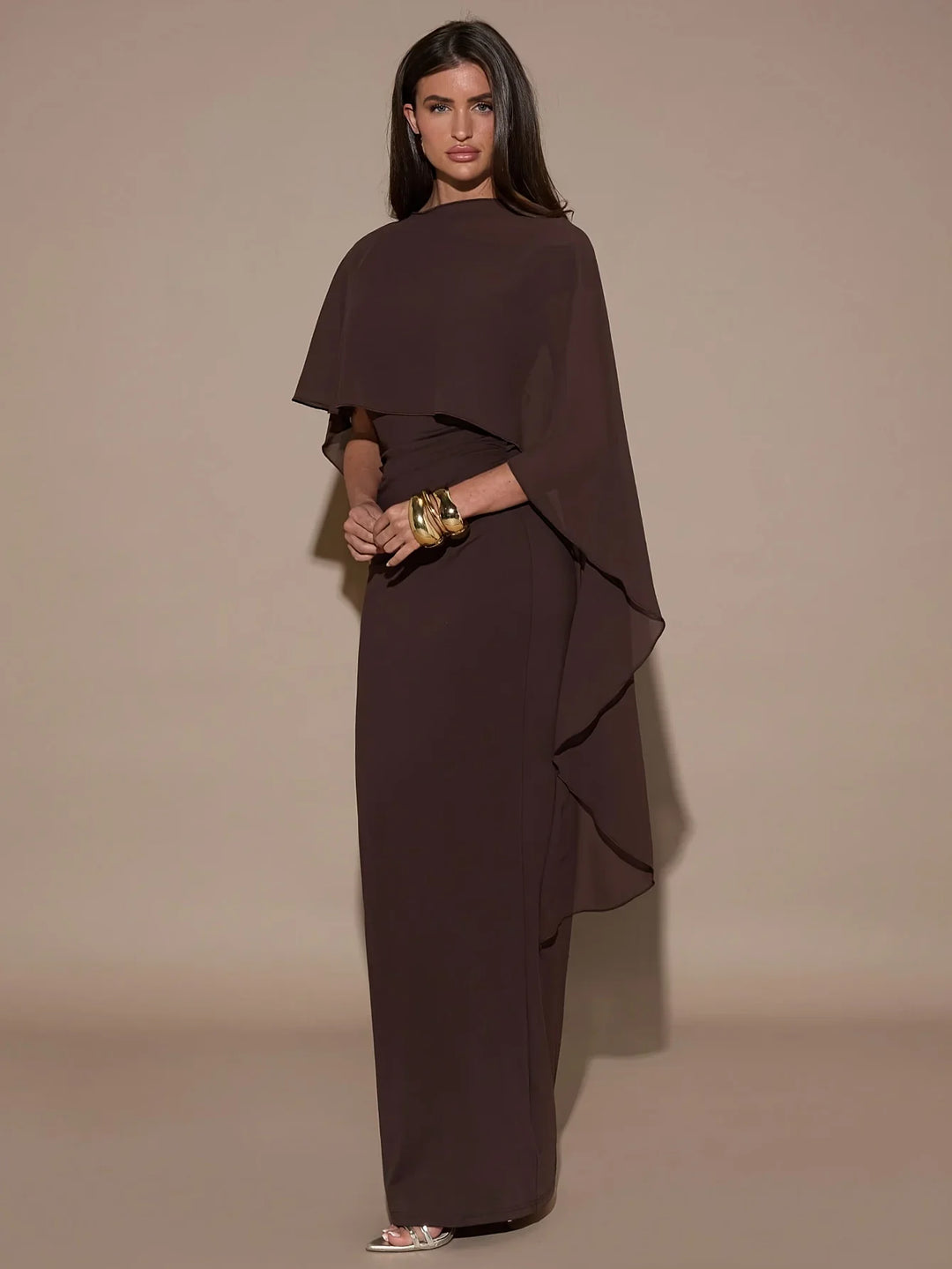 Aurora | Vestido Con Capa