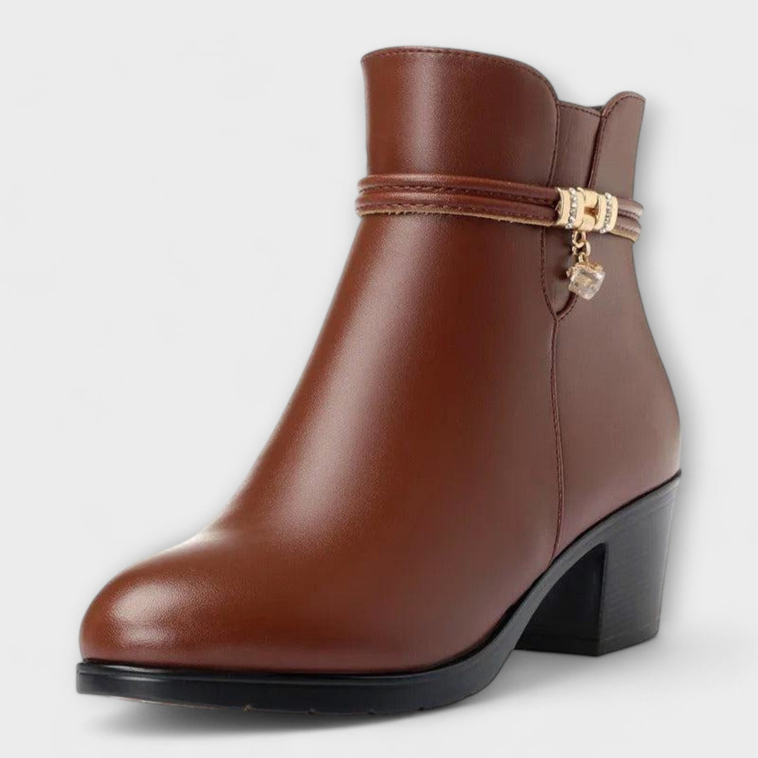 Rocío | Botín De Invierno Con Cremallera Elegante Y Cómodo