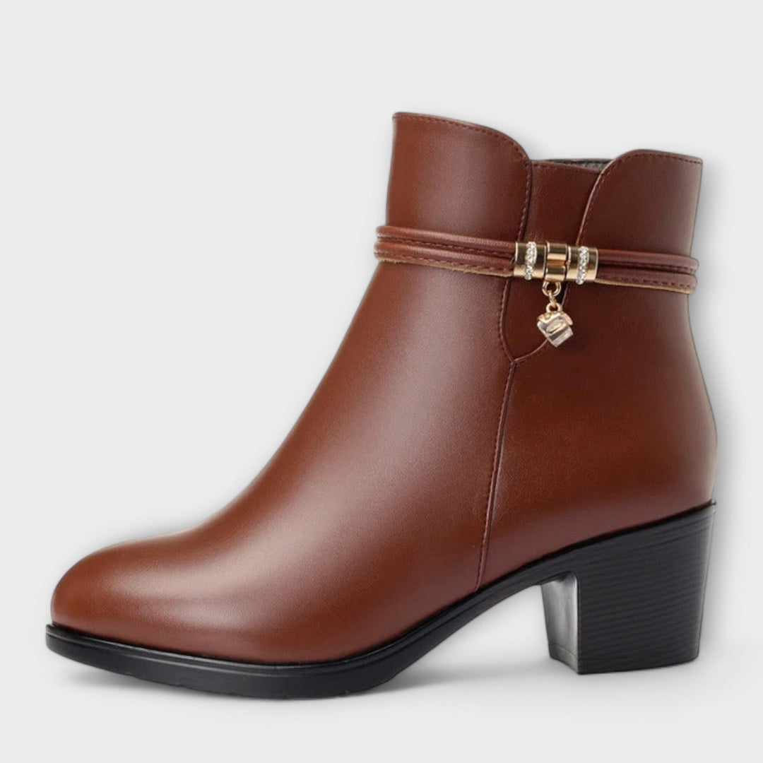 Rocío | Botín De Invierno Con Cremallera Elegante Y Cómodo